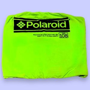 Vibrant Neon Green Polaroid Tube Top